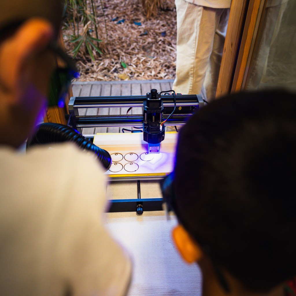 Un découpeur laser