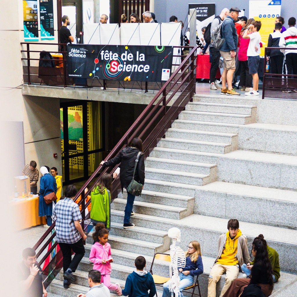Vue du haut du village des sciences du Havre