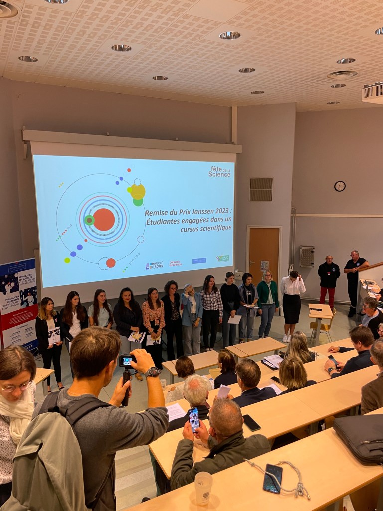 Remise du prix Janssen